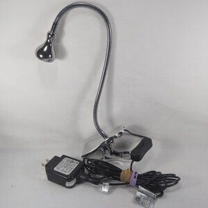 IKEA Jansjo Flexible Gooseneck Lamp Clip On Silver Light Clamp Articulating Spot